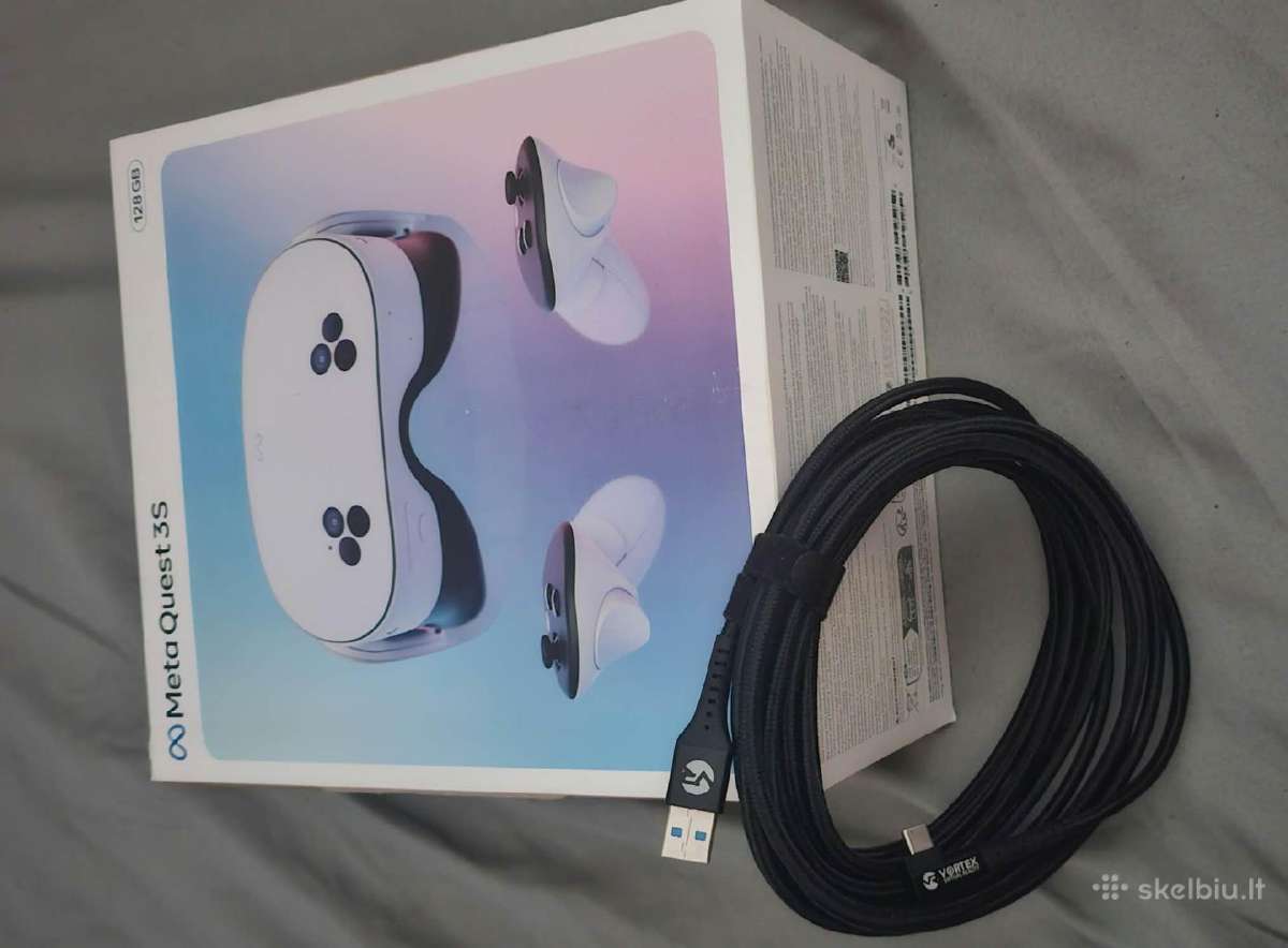 Quest 3s (128gb) + Link cable (Usb 3.2 gen 1) - nuotraukos Nr. 3