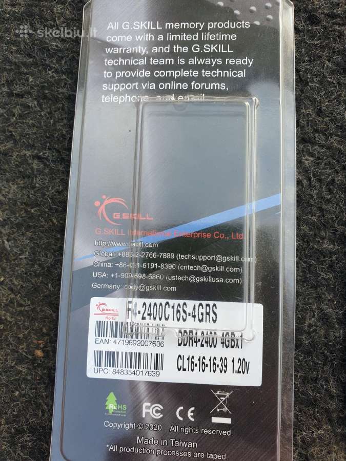 Ddr4 po 1vnt 4-8gb - nuotraukos Nr. 7