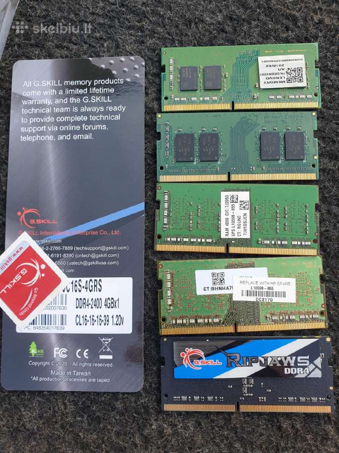 Ddr4 po 1vnt 4-8gb - nuotraukos Nr. 6