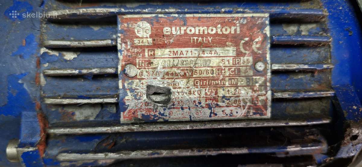 Reduktoriai su Vokišku Sew elektros varikliu - nuotraukos Nr. 12