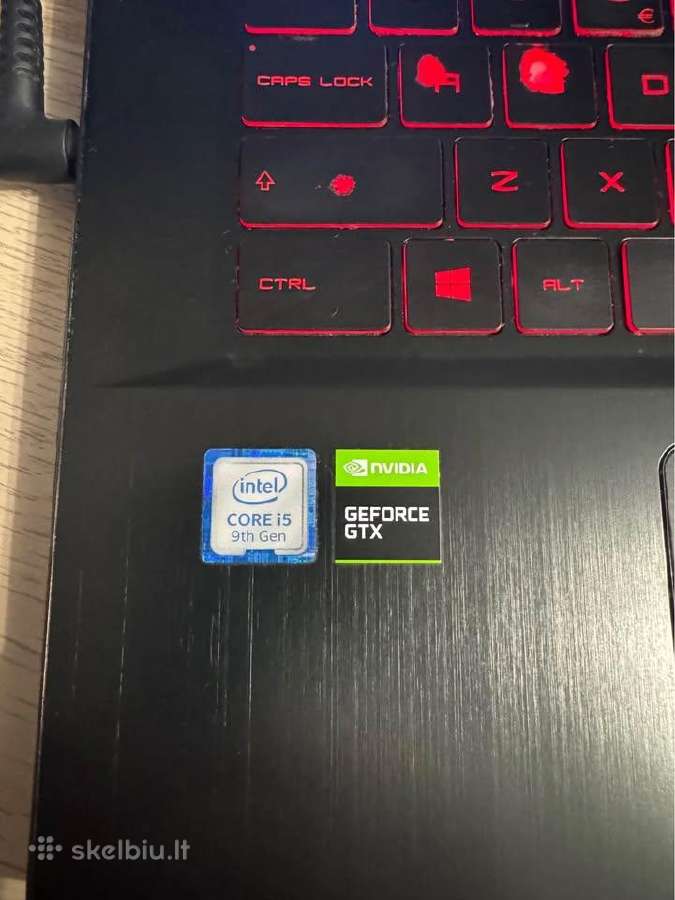 Msi Thin 15.6fhd 120hz i5 4.1ghz 16gb Gtx1650ti - nuotraukos Nr. 2