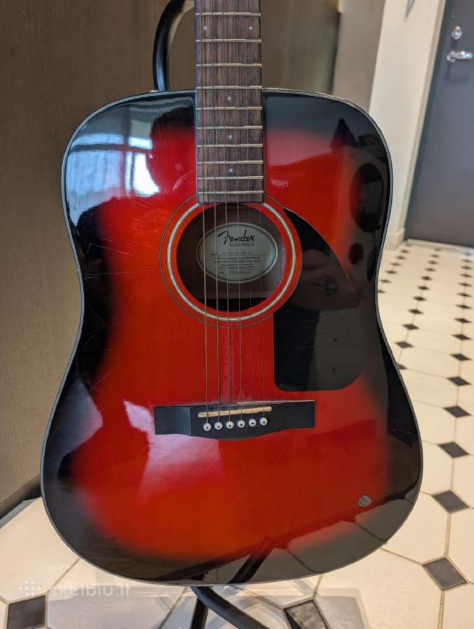 Fender akustinė gitara (CD-60 db-DS-v2 - nuotraukos Nr. 5