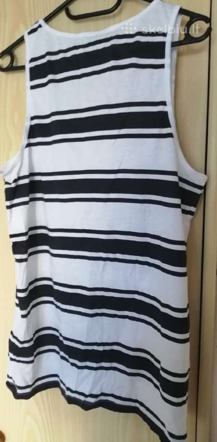 "Smog" dryžuoti marškinėliai be rankovių/ Tank Top - nuotraukos Nr. 2