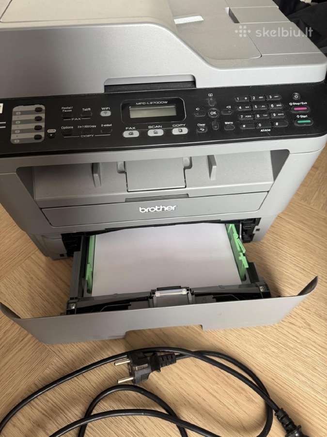 Brother Mfc-l2700dw lazerinis spausdintuvas - nuotraukos Nr. 3