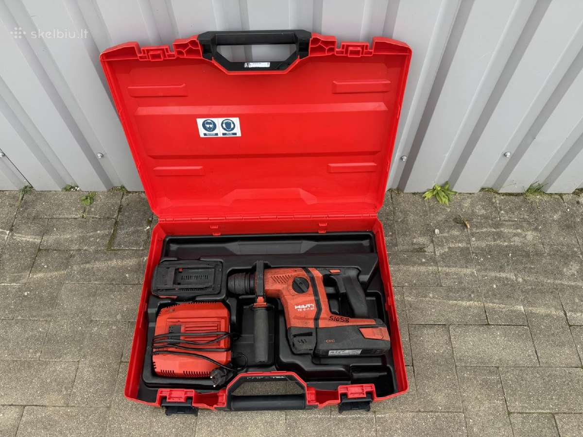 Akumuliatorinis perforatorius Hilti Te6-a36 - nuotraukos Nr. 3