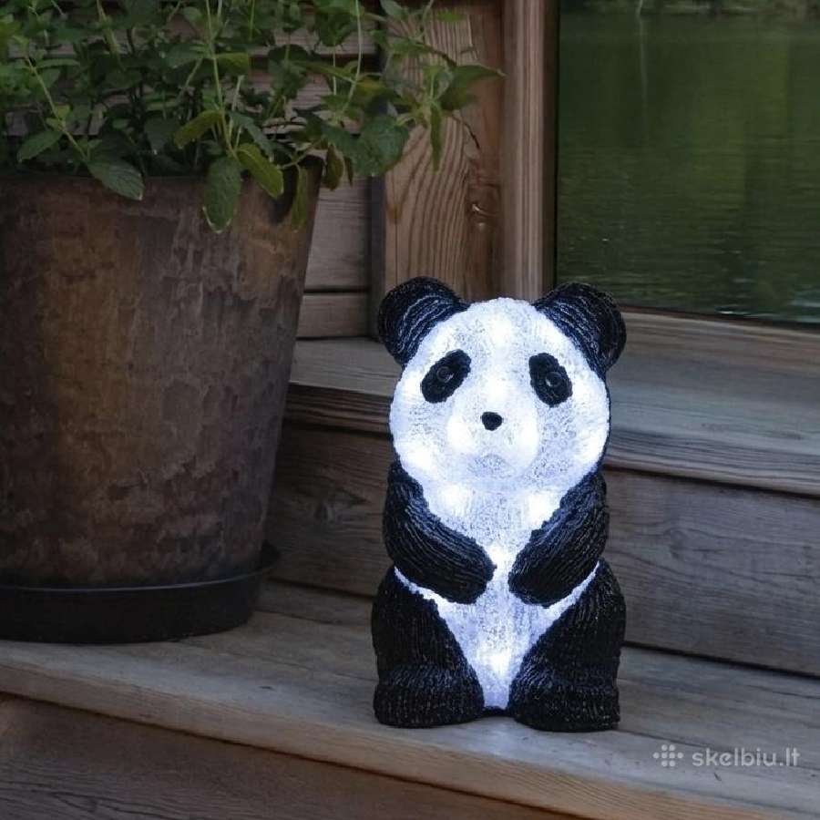 Akrilinė LED panda - nuotraukos Nr. 2