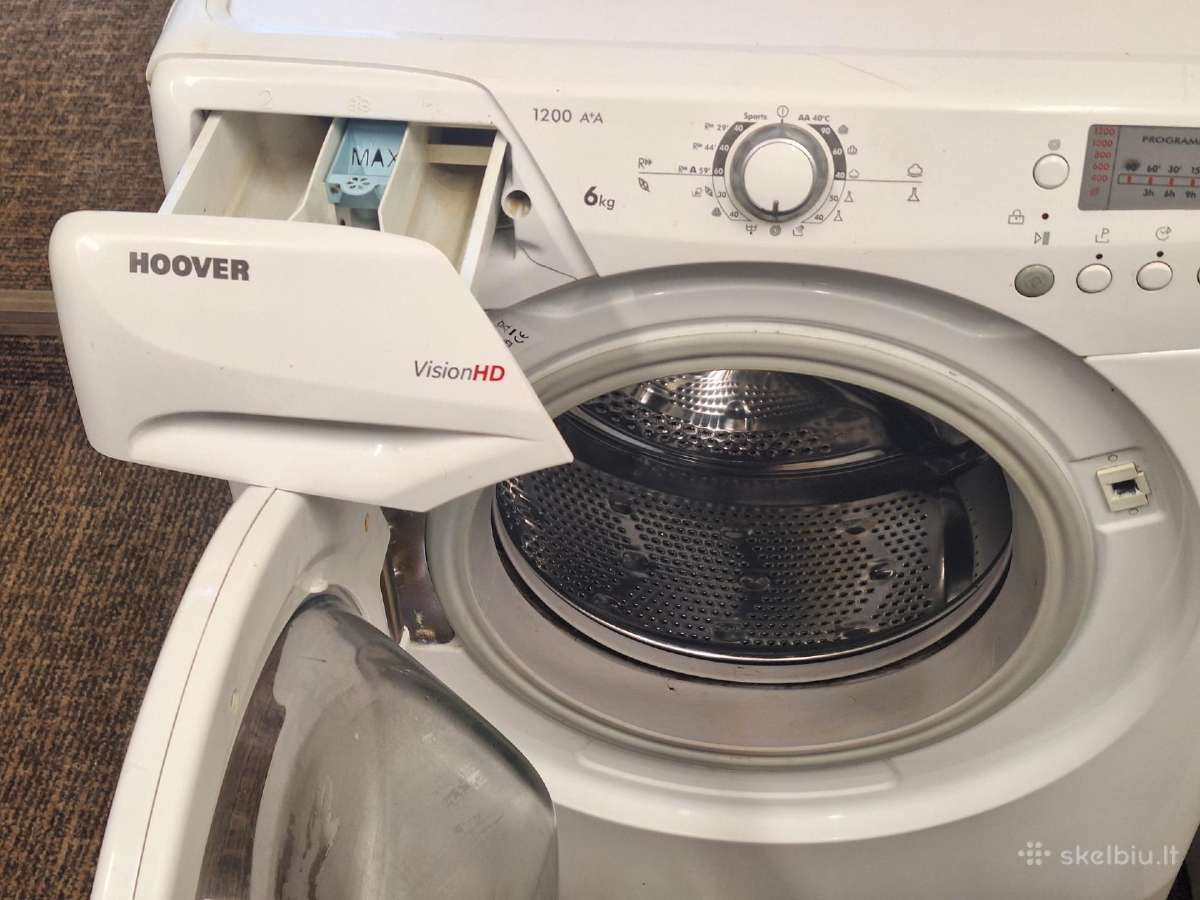 Hoover Visionhd 6 kg skalbimo mašina - nuotraukos Nr. 2
