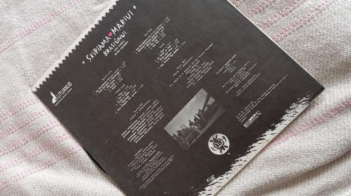 Bix – Akli Kariai / Blind Soldiers 1991 m. vinilas - nuotraukos Nr. 3