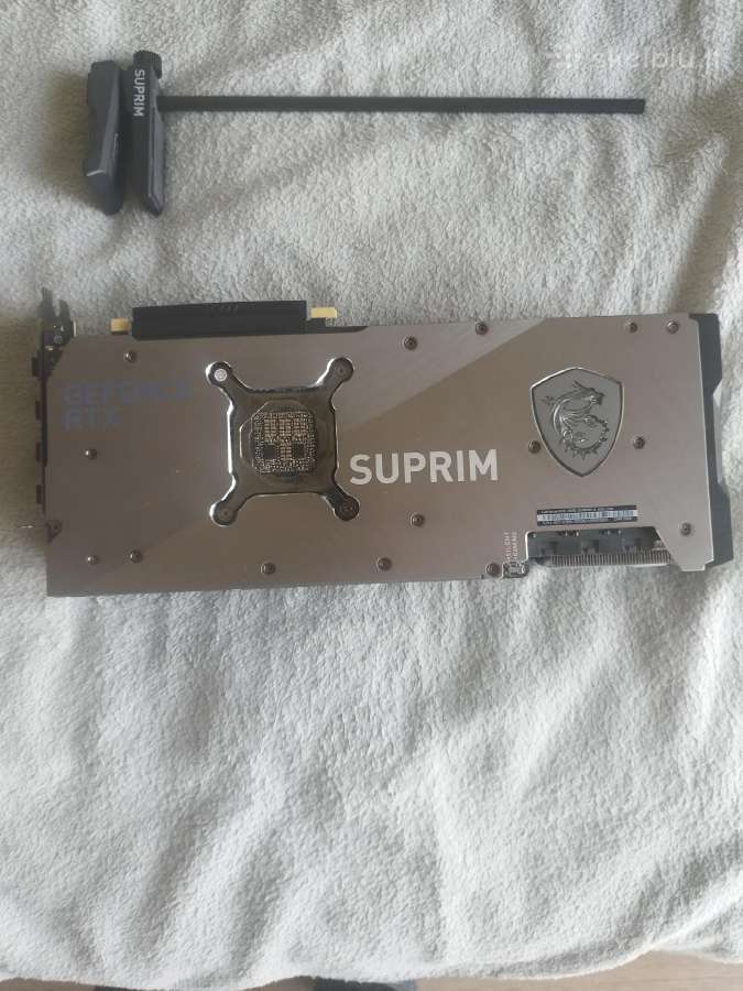 Msi Geforce Rtx 3080 Suprim X 10gb Lhr - nuotraukos Nr. 2