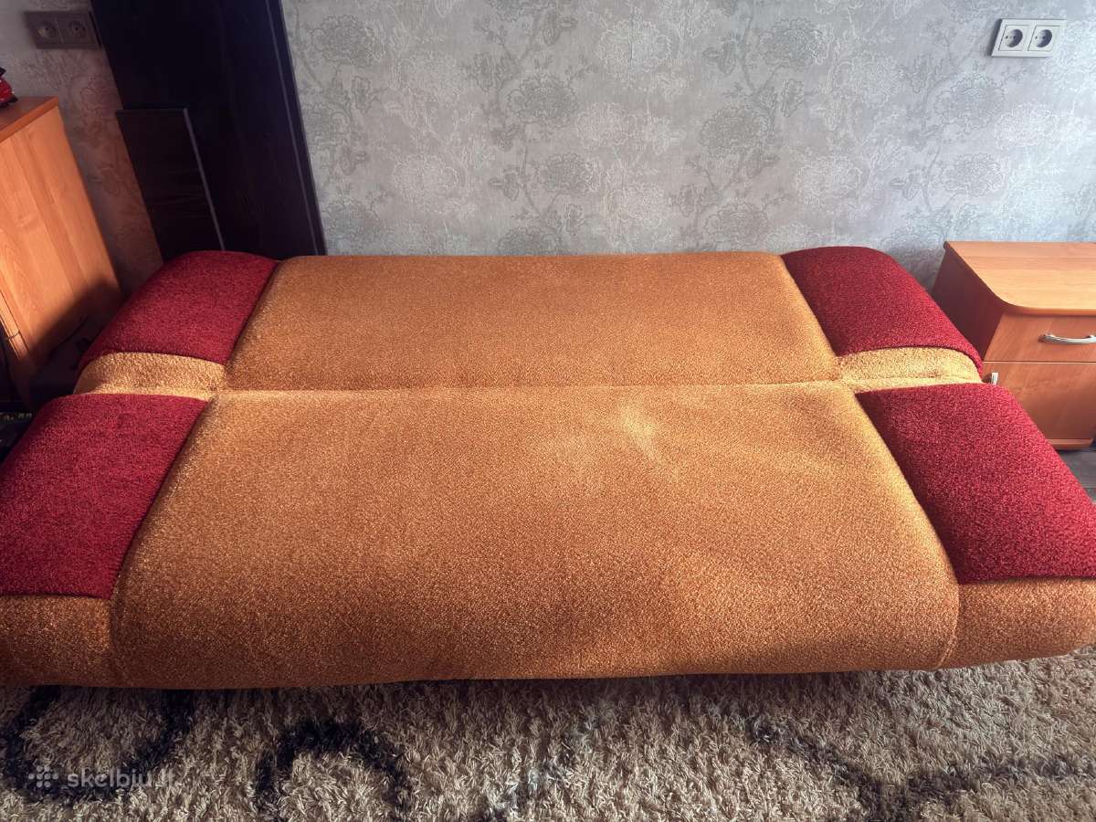 Sofa lova geros būklės - nuotraukos Nr. 2