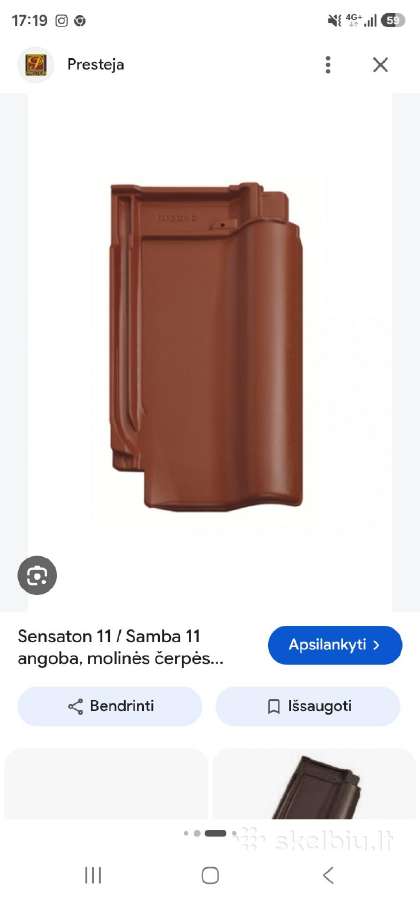 Molinės čerpės vienerberger tondach - nuotraukos Nr. 2