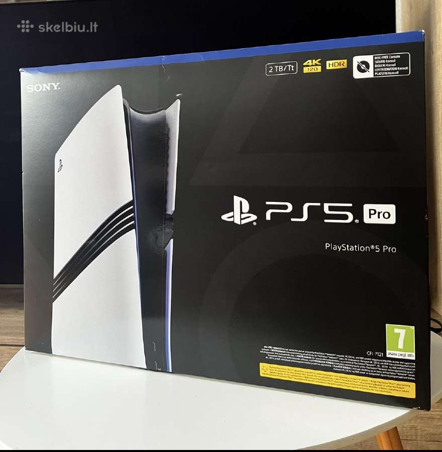 Ps5 pro 2tb disck-free - nuotraukos Nr. 3