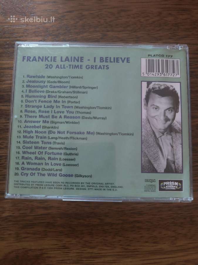CD Frankie Laine - I Believe - nuotraukos Nr. 2