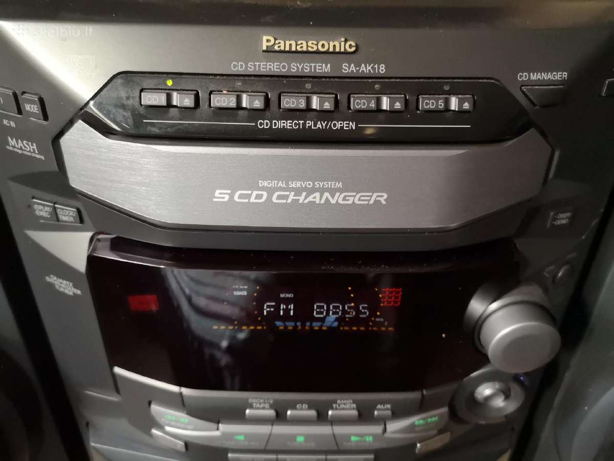 Panasonic muzikinis centras Sa-ak18 - nuotraukos Nr. 2