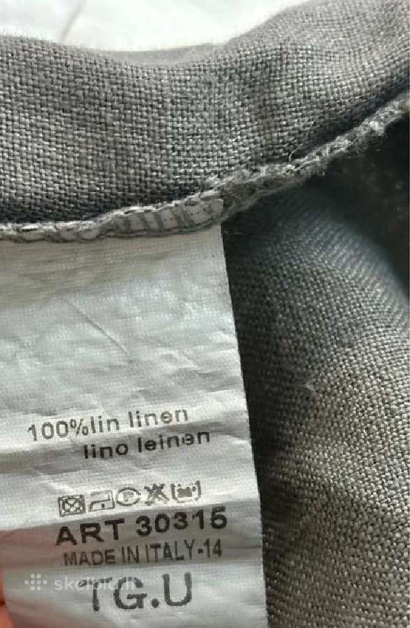 100 % lino haremo kelnės - nuotraukos Nr. 3