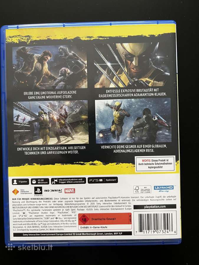 Wolverine ps5 - nuotraukos Nr. 2