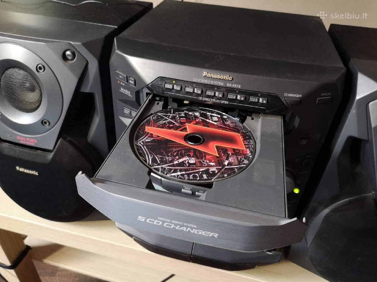 Panasonic muzikinis centras Sa-ak18 - nuotraukos Nr. 5