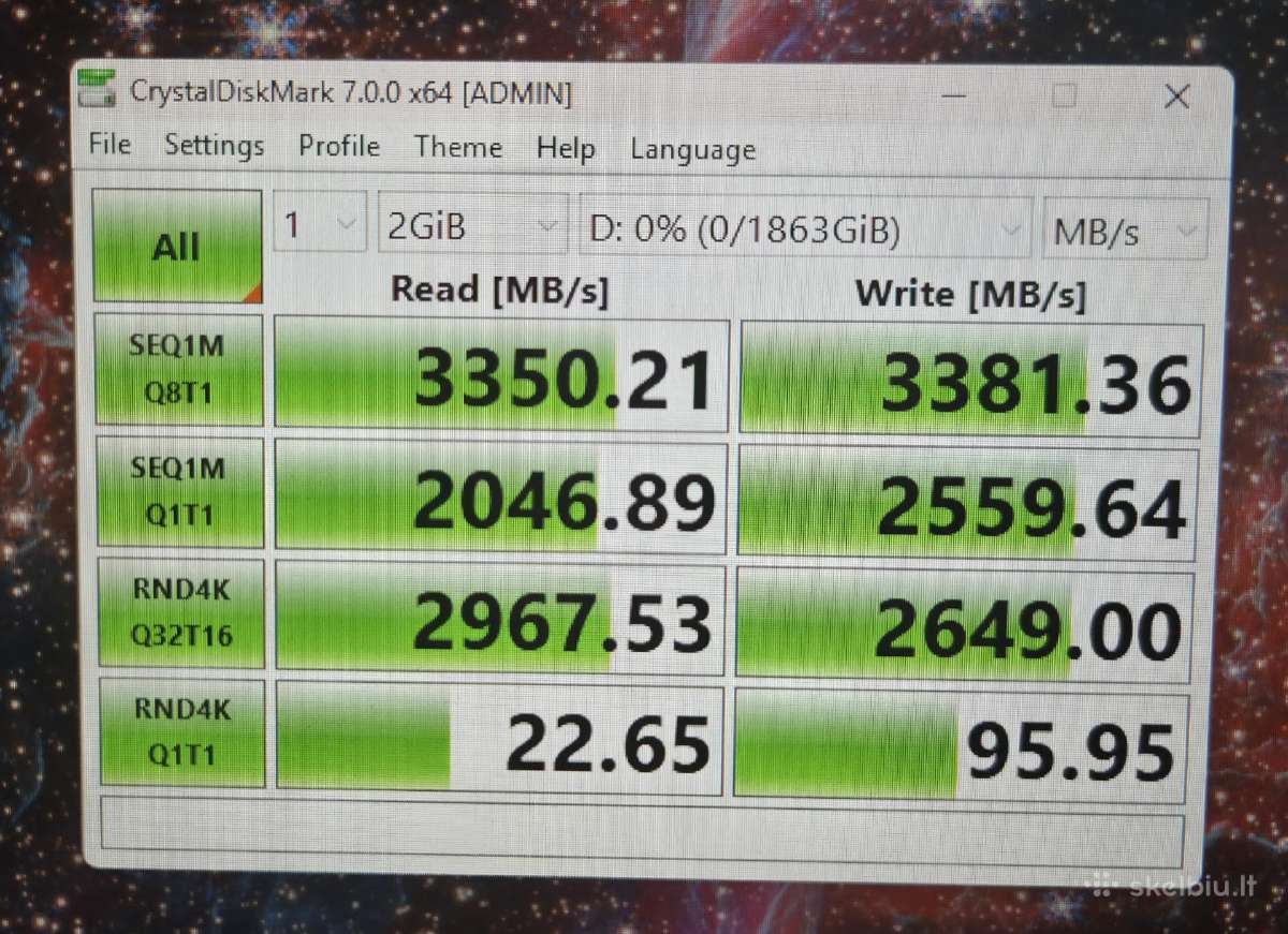 Samsung 970 EVO Plus 2tb Pcie3.0 3500mb/s - nuotraukos Nr. 4