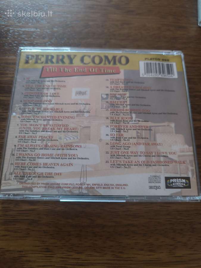 CD Perry Como - Till The End Of Time - nuotraukos Nr. 2