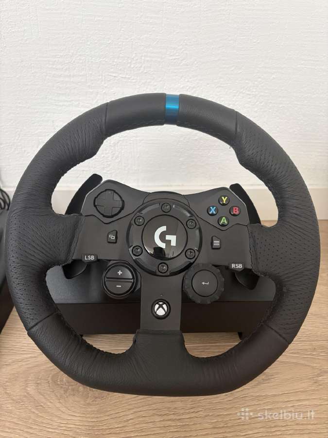 Logitech G923 Trueforce lenktynių vairas+3 pedalai - nuotraukos Nr. 2