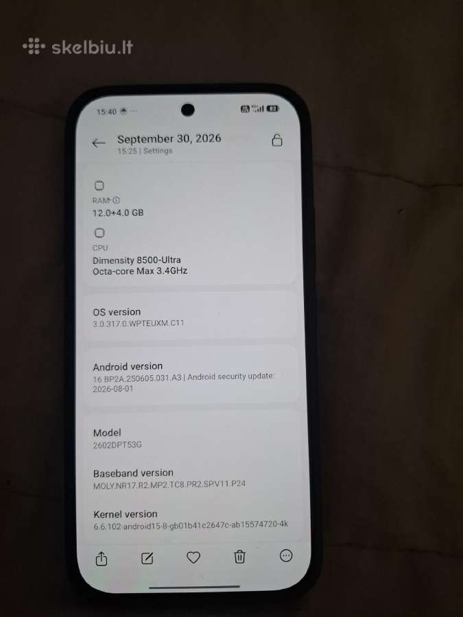 Parduodamas Xiaomi T17 256 - nuotraukos Nr. 4