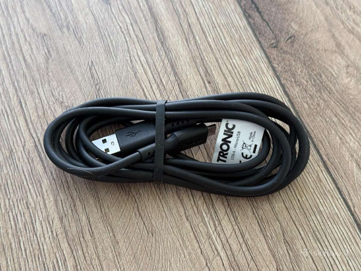 Micro-usb/usb kabelis, 180 cm, juodas - nuotraukos Nr. 7
