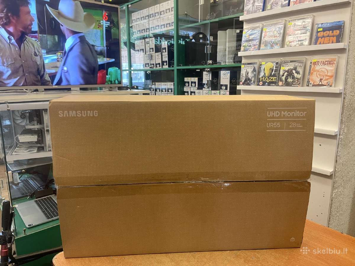 28" 4k Uhd Ips Samsung U28r550uqp su garantija - nuotraukos Nr. 7