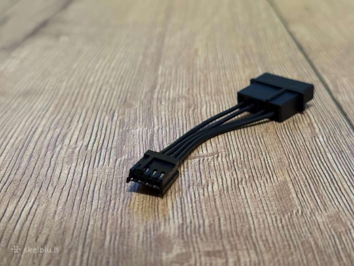 Laidas 4 pin Molex female, Floppy 4pin, 5 cm - nuotraukos Nr. 3