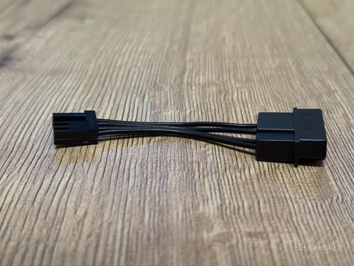 Laidas 4 pin Molex female, Floppy 4pin, 5 cm - nuotraukos Nr. 4