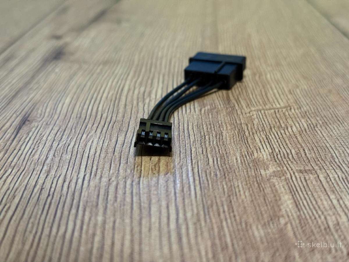 Laidas 4 pin Molex female, Floppy 4pin, 5 cm - nuotraukos Nr. 8