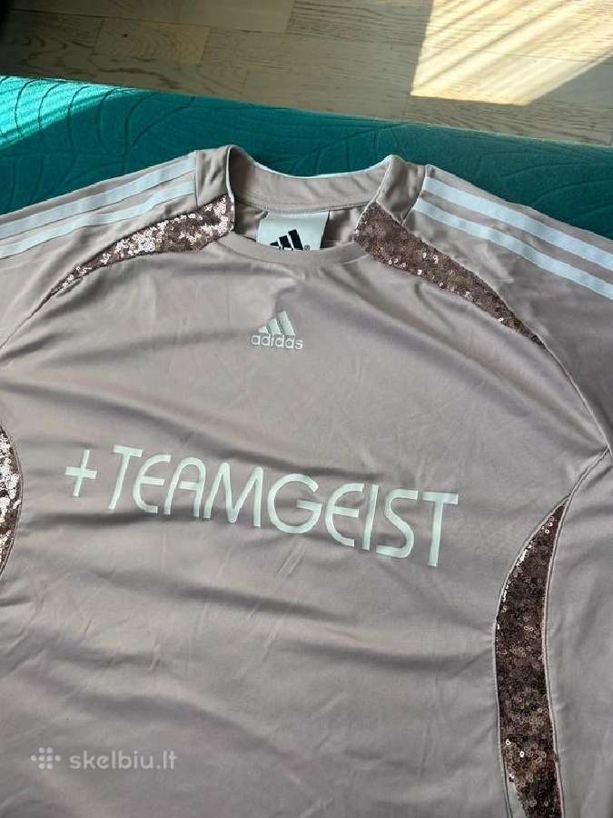 Adidas oversize marškinėliai su blizgučiais - nuotraukos Nr. 4