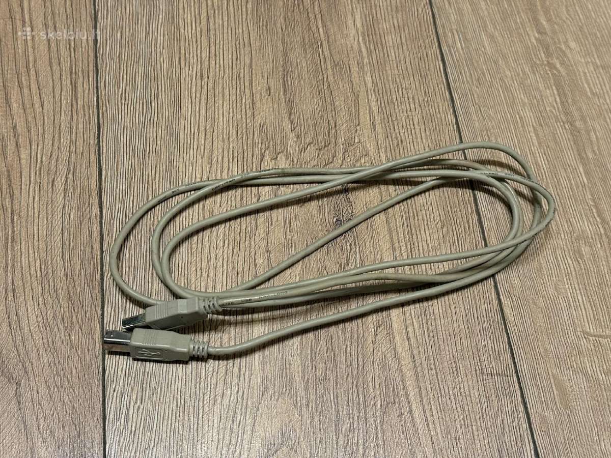 Kabelis spausdintuvams usb-a/usb-b 1.85m pilkas - nuotraukos Nr. 5