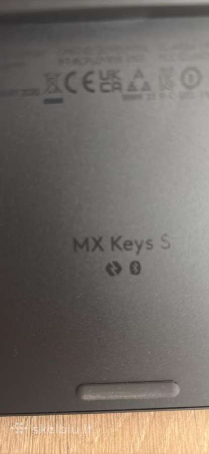 Logitech Mx Keys S belaidė klaviatūra– puiki buklė - nuotraukos Nr. 3
