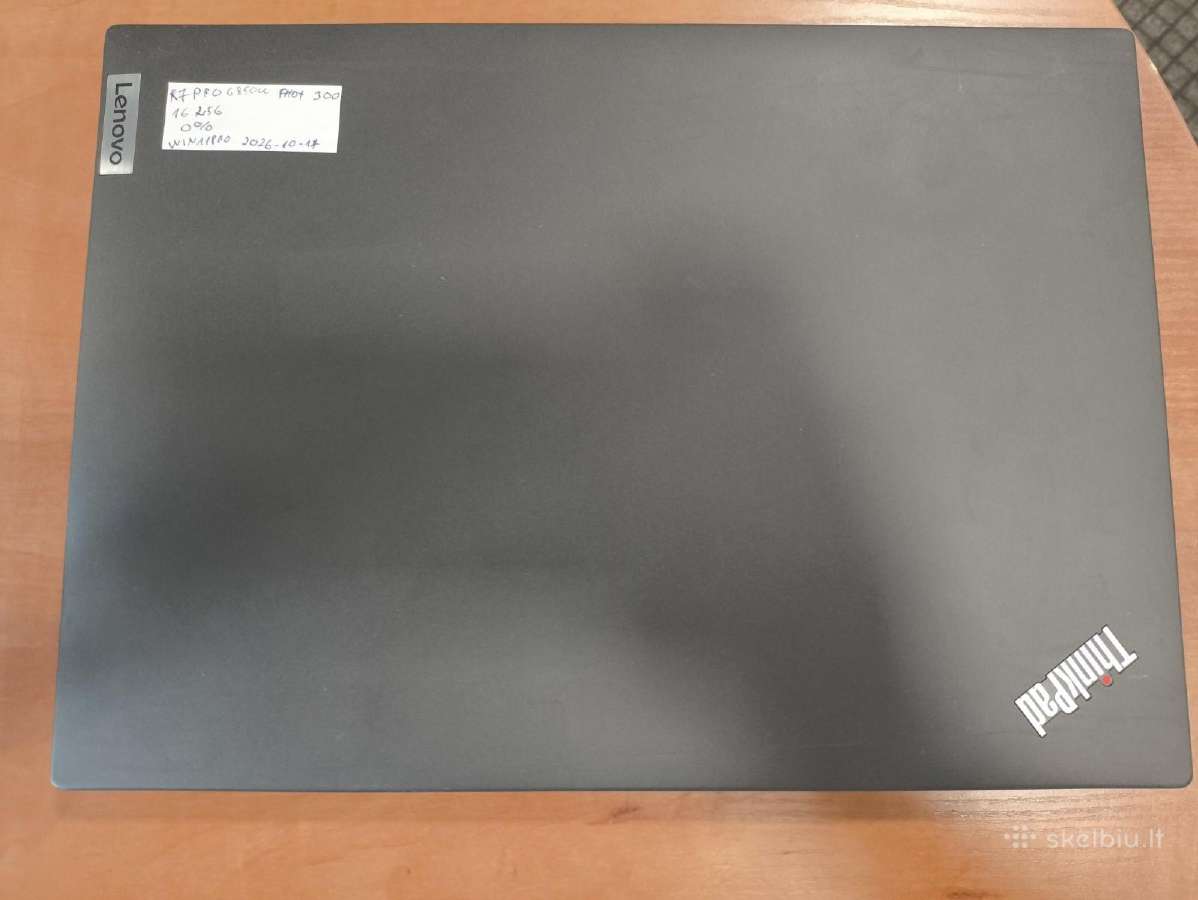 Thinkpadt 14 Gen 3 Ryzen 7 6850u 16gb 256gb 0% - nuotraukos Nr. 3
