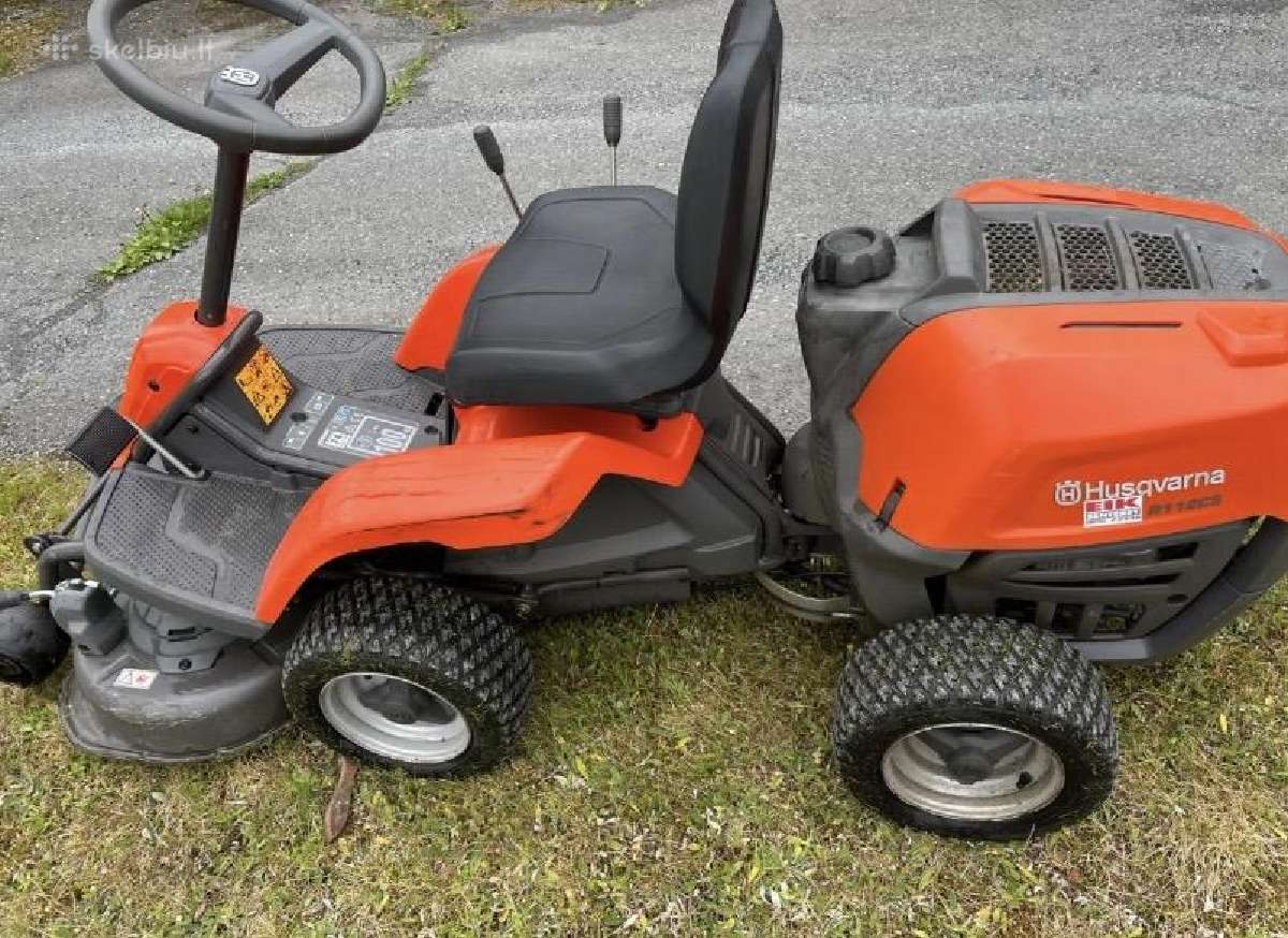 Traktoriukas Husqvarna R112c5 - nuotraukos Nr. 3