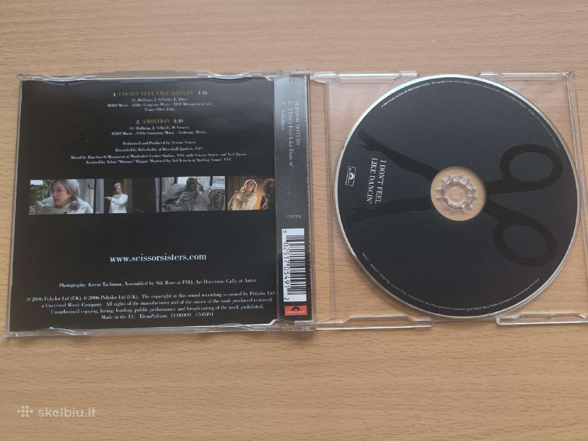 CD Scissor sisters -I don't feel like dancing - nuotraukos Nr. 2