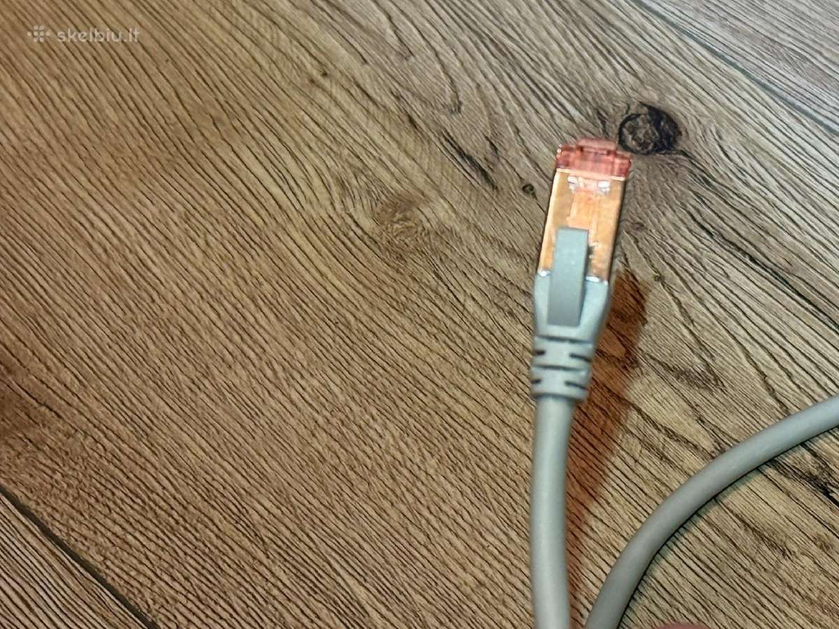 Digitus Cat6 1m Ethernet kabelis pilkas - nuotraukos Nr. 2
