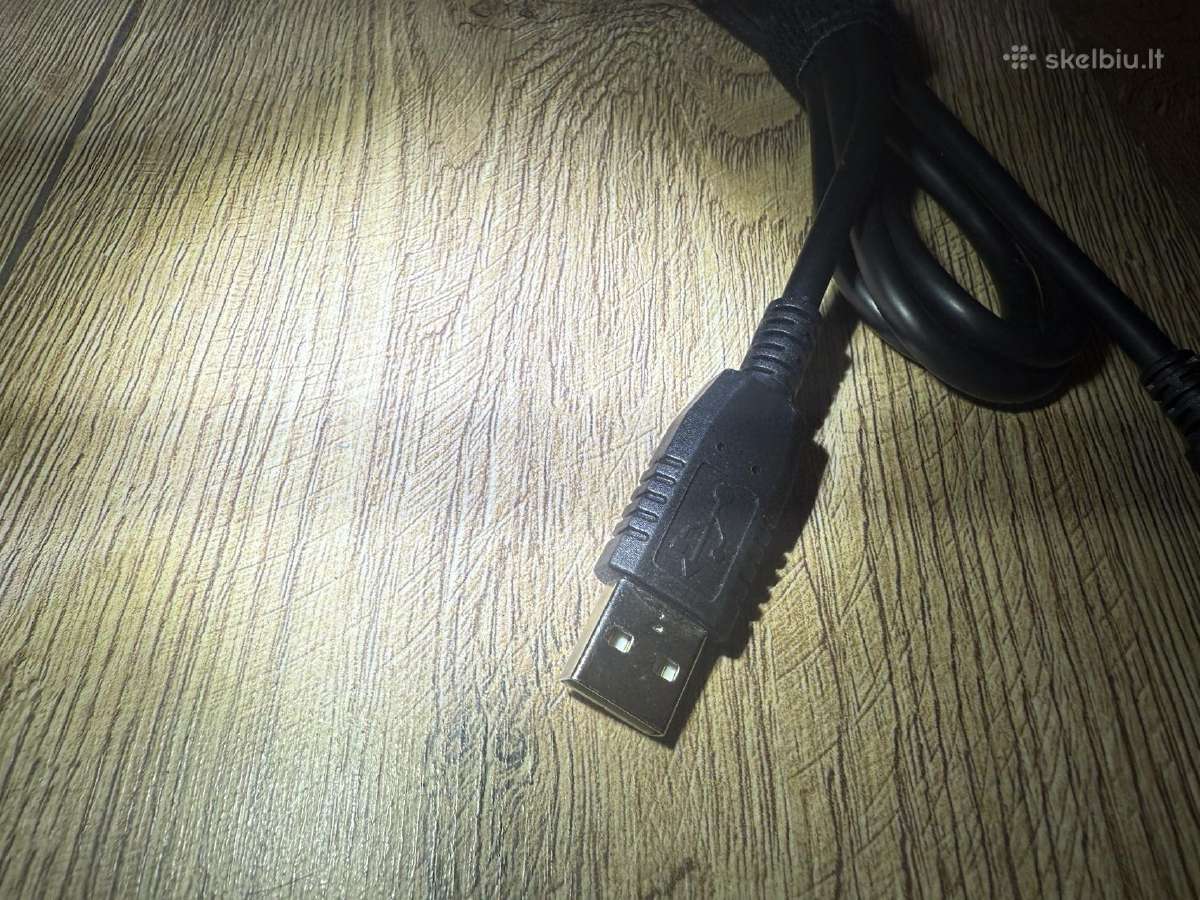 Kabelis usb-a/usb-b 1.5m juodas - nuotraukos Nr. 4