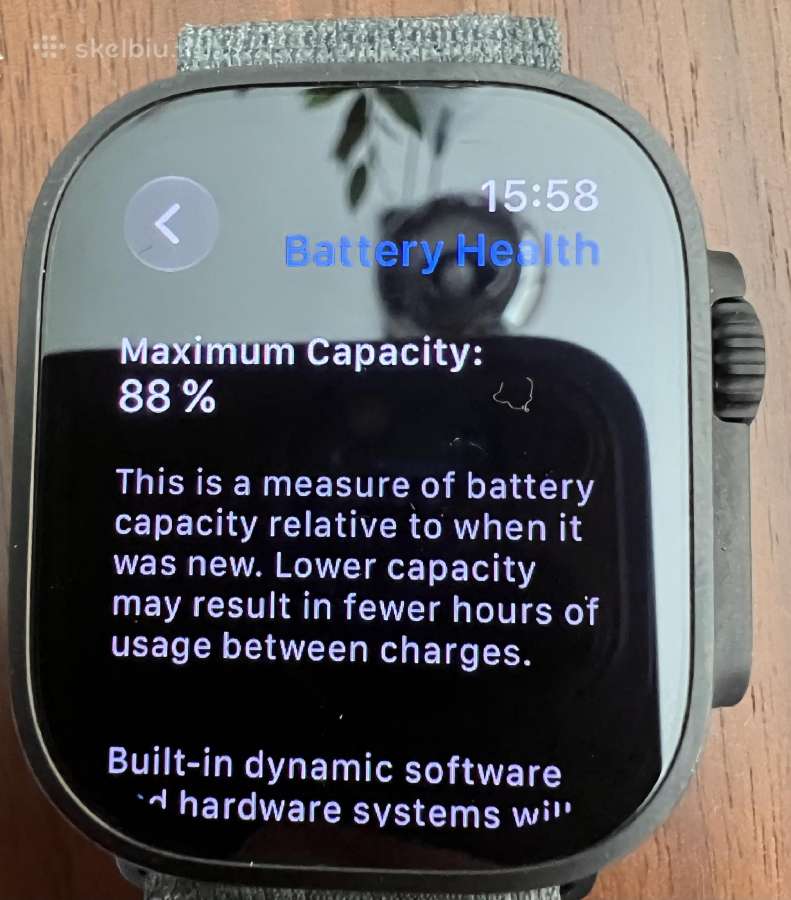 Parduodamas Apple Watch Ultra 2 Black Titanium - nuotraukos Nr. 3