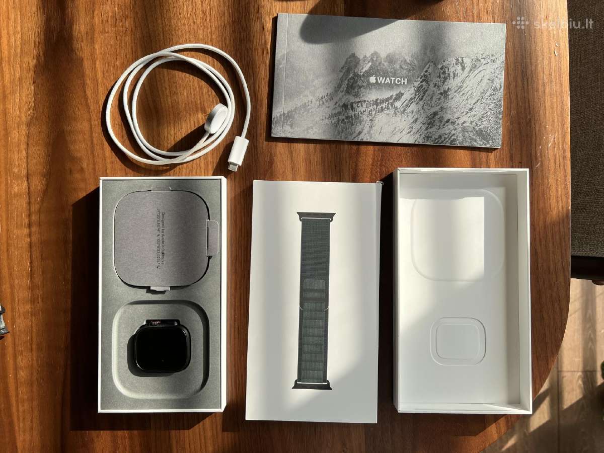 Parduodamas Apple Watch Ultra 2 Black Titanium - nuotraukos Nr. 9
