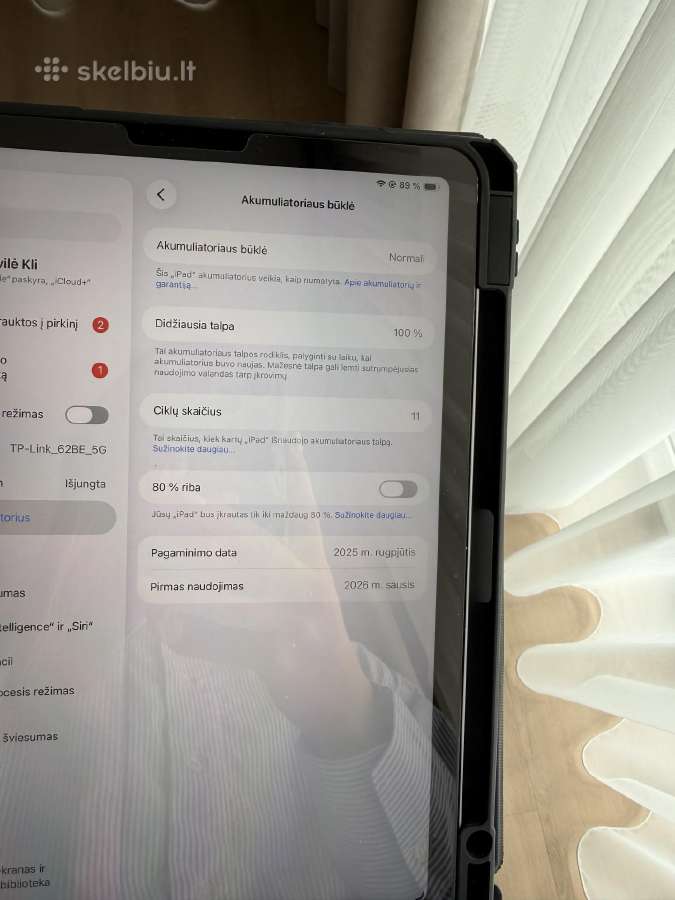 iPad air 11 M3 2025m - nuotraukos Nr. 4