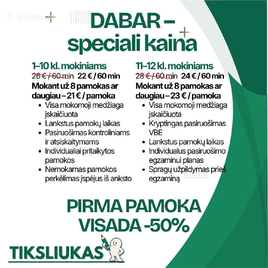 Atrinkti Korepetitoriai Už Geriausią Kainą! - nuotraukos Nr. 2