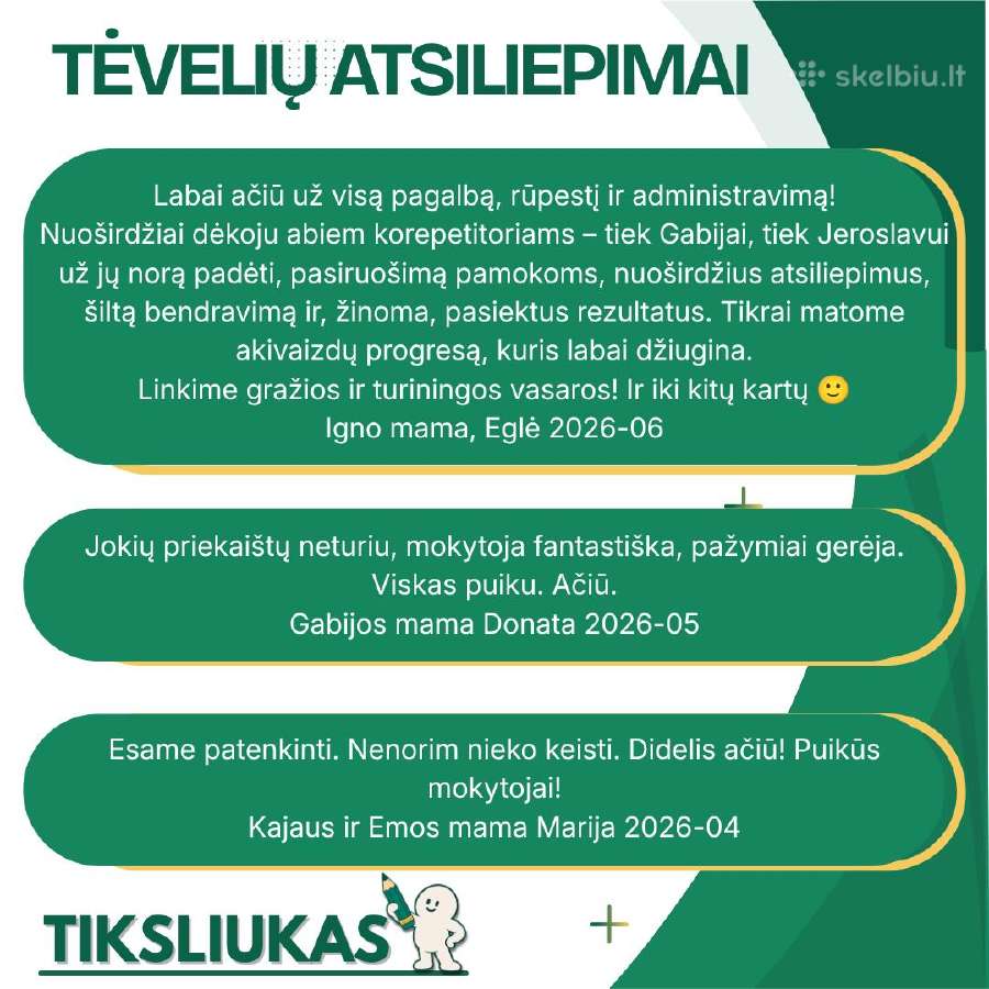 Atrinkti Korepetitoriai Už Geriausią Kainą! - nuotraukos Nr. 3