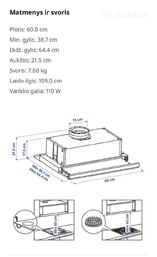 Gartraukis Ikea Utrdrag - nuotraukos Nr. 5