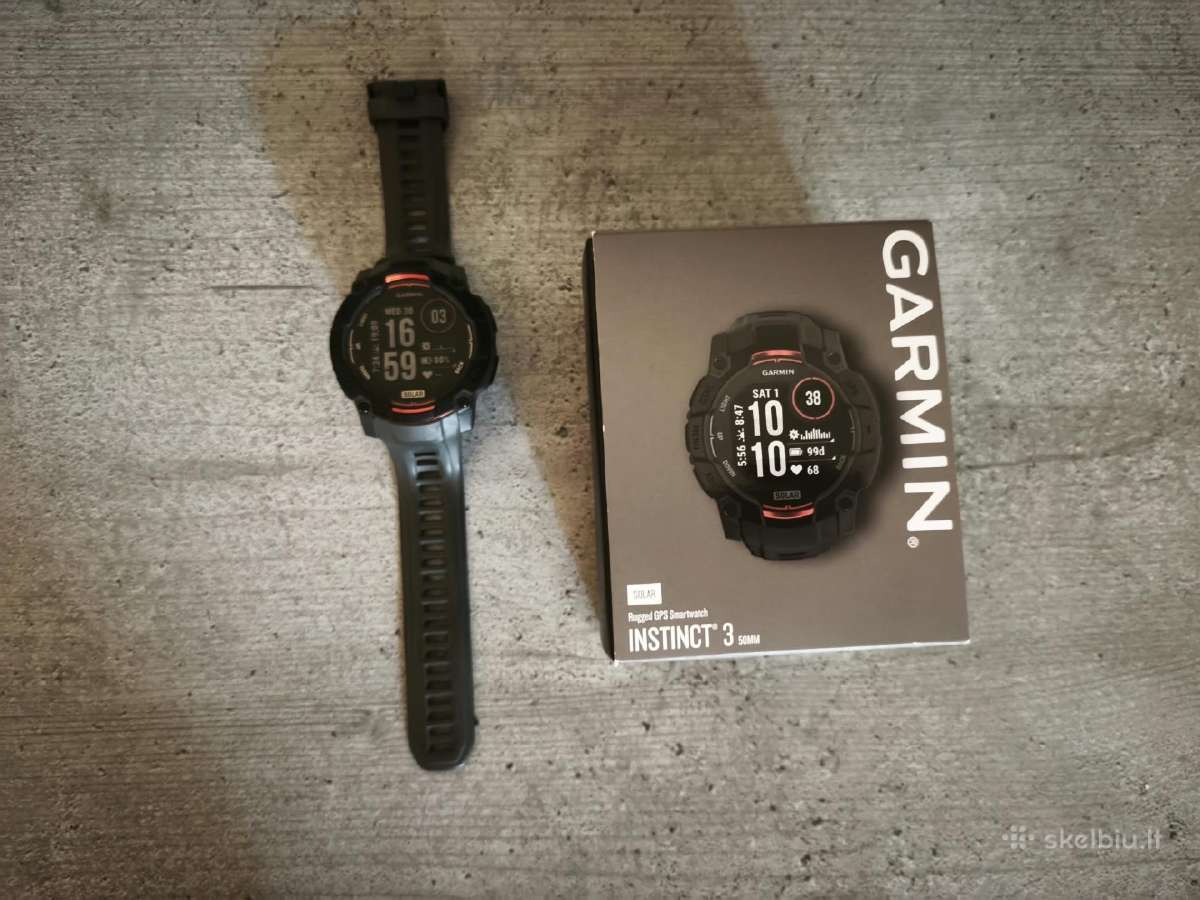 Garmin Instinct 3 Solar 50mm - nuotraukos Nr. 2