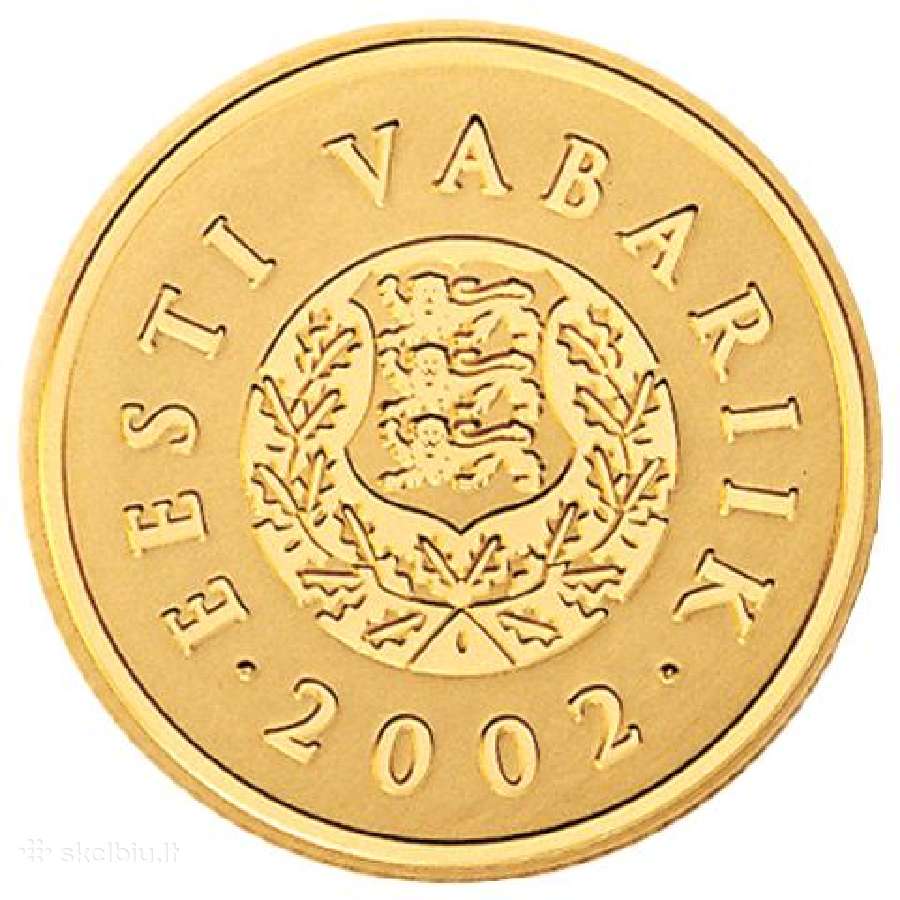 2002m - Estija 100 kroon (Estonian kroon 10) R.r.r - nuotraukos Nr. 2