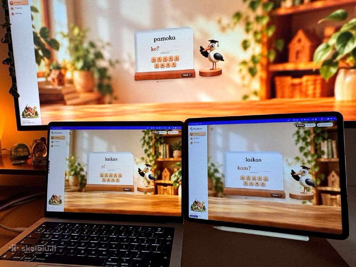 iPad Pro 12.9 M1 + Apple Pencil + keyboard - nuotraukos Nr. 4