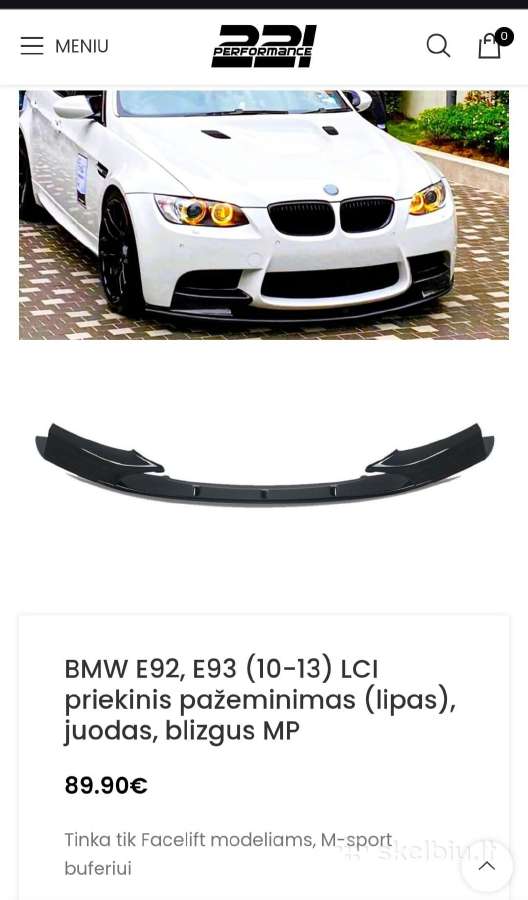 Bmw M3 Lipas - nuotraukos Nr. 9