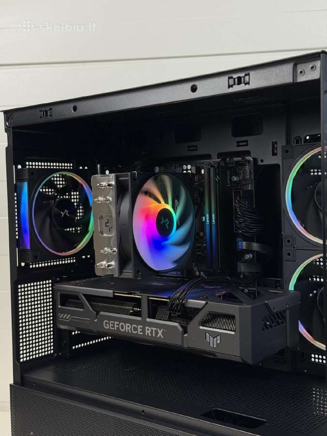 Naujas Žaidimų Pc Rtx 5060 Ryzen 5 8400f Ddr5 Am5 - nuotraukos Nr. 8