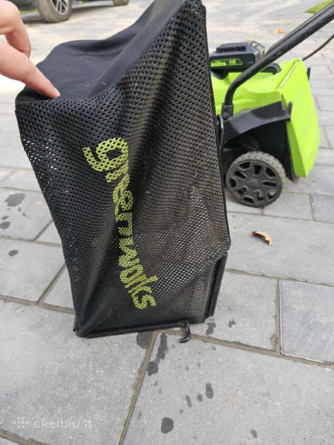 Greenworks 24v akumuliatorinė vejapjovė - nuotraukos Nr. 6